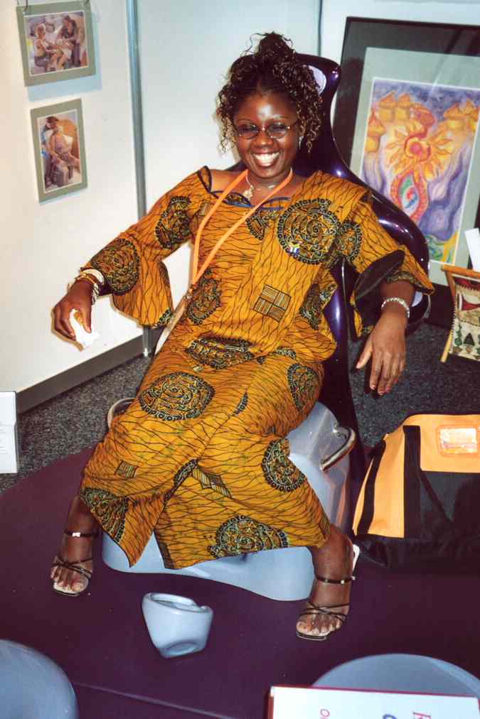 Photo of midwife from Africa