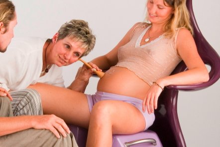 Midwife, woman and partner in Floor Studio