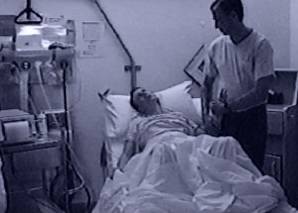 Woman disempowered on obstetric bed