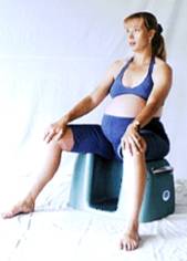 Photo of woman in correct position on Seat